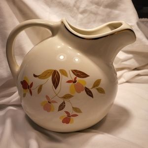 Vintage‎ Hall's Superior Quality Kitchenware By Mary Dunbar Water Pitcher GUC